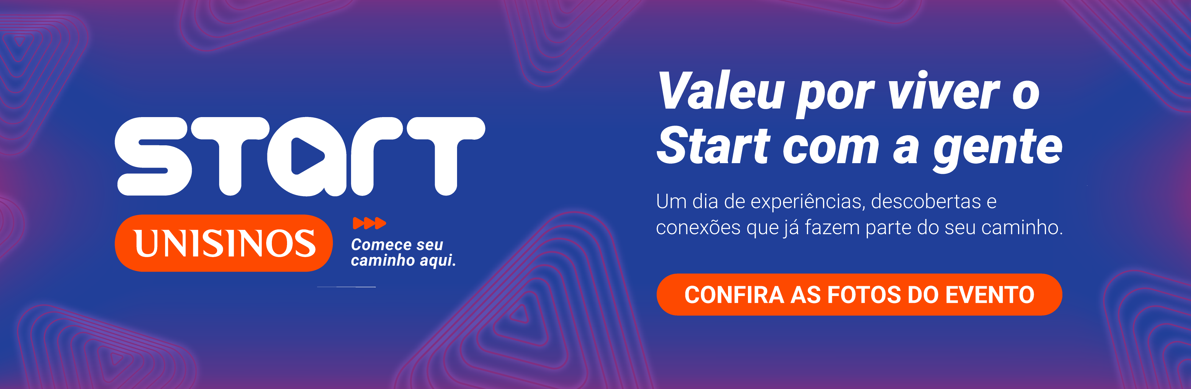 Banner convidando para ver as fotos do evento.