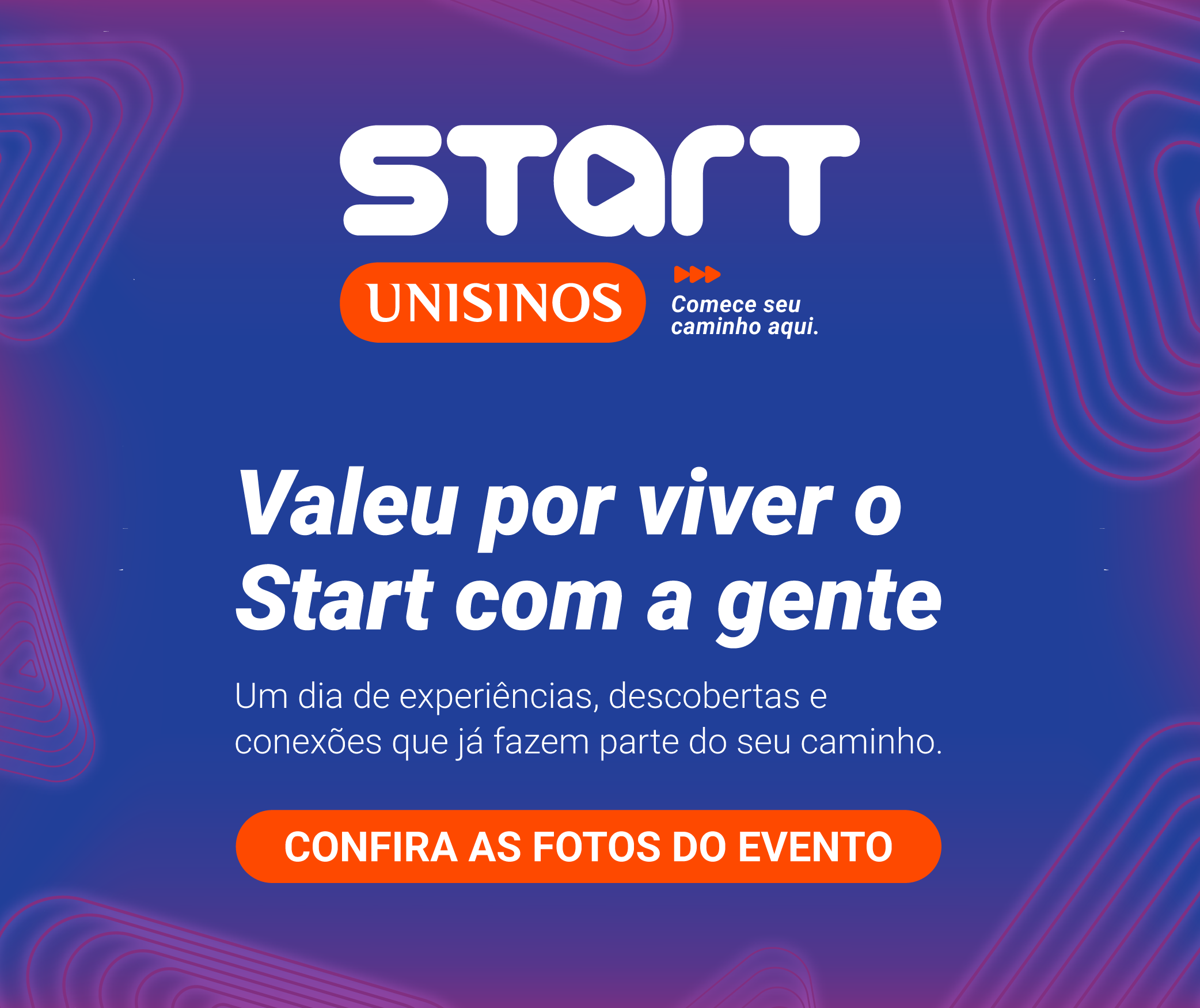 Banner convidando para ver as fotos do evento