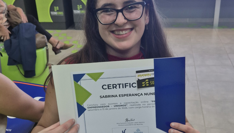Pesquisadora do itt Chip desenvolve tecnologia inovadora durante curso Pesquisador Empreendedor