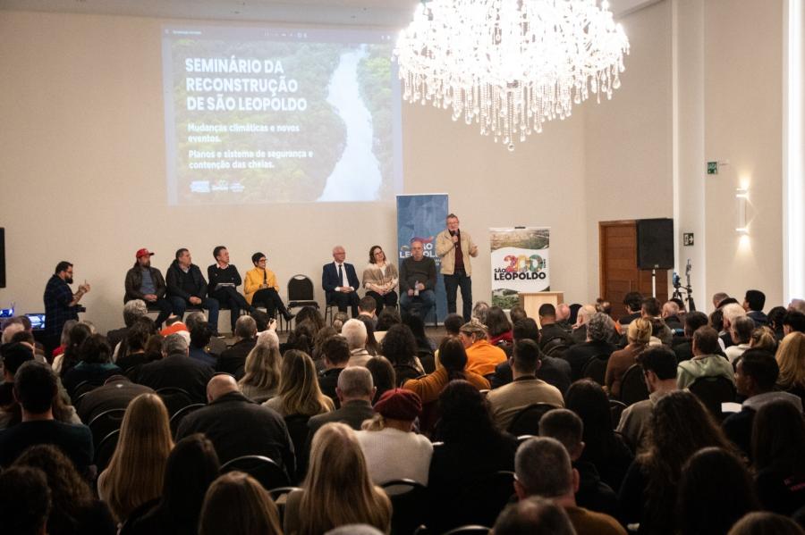 Seminário da Reconstrução de São Leopoldo aborda debate sobre as mudanças climáticas e novos eventos extremos