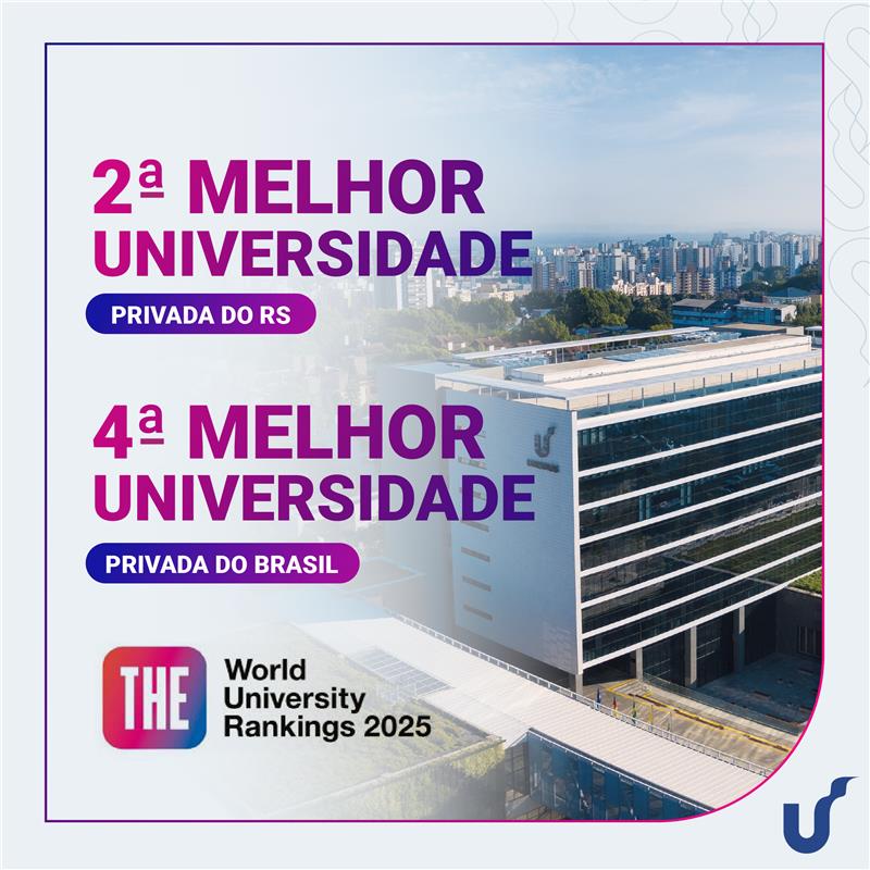 2ª Melhor Universidade Privada do RS